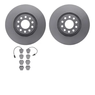 R1 Concepts WDUN1-74106 Carbon Series Brake Rotors W/ 5000 Oep Brake Pads